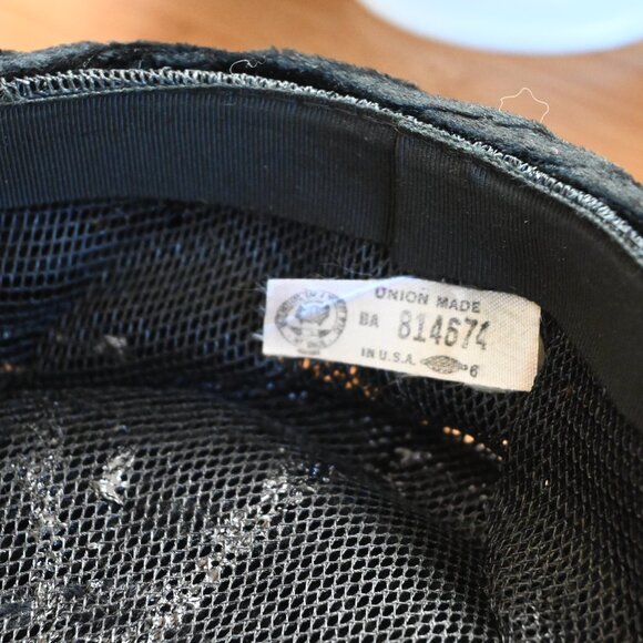 VTG 40s 50s Ladies Hats Lot of 2 Women's Fascinator Evelyn Varon MCM Mad Men - Picture 10 of 10